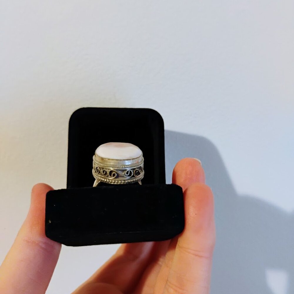 Unique Sterling Silver Ring - image 3